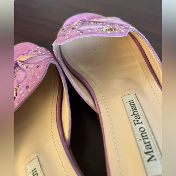 MARINO FABIANI heeled Leather Slippers - Picture 10 of 14